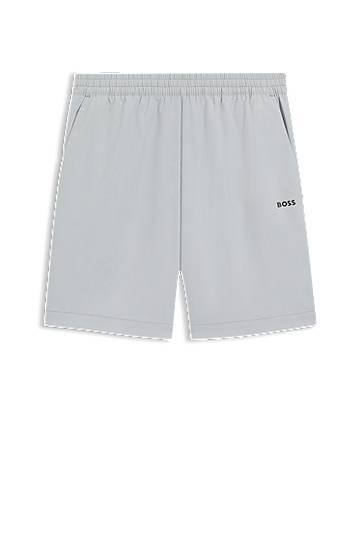 Shorts BOSS Four-Way Stretch Moisture-Wicking Shorts Grå | 50541312, 0