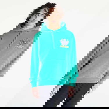 Sweatshirt adidas Originals Trefoil Hoodie Turkis | IM9685, 0