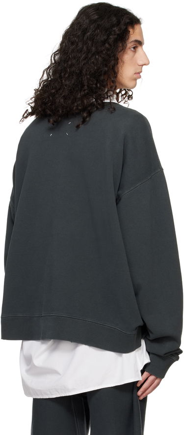 Sweatshirt Maison Margiela Maison Margiela Stamp Logo Sweatshirt Grå | S50GU0235 M25019, 2