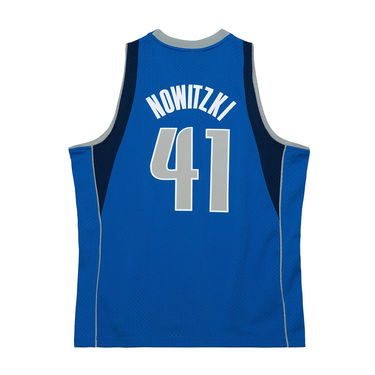 T-shirt Mitchell & Ness NBA Dalls Mavericks Dirk Nowitzki Dark Jersey Mørkeblå | SMJY4192-DMA10DNOCPBL, 2