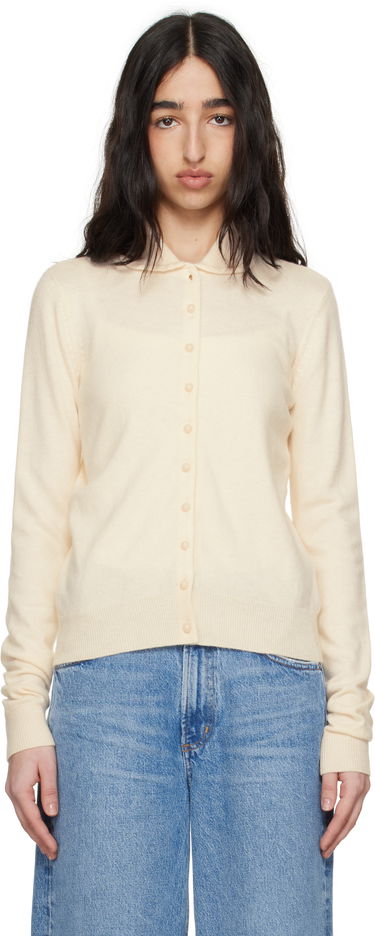 Sweater GUIZIO Guizio Delphine Knit Cardigan Beige | S25119S020, 0