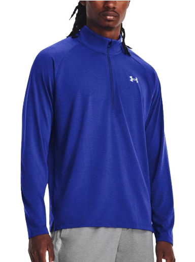 T-shirt Under Armour Streaker Half Zip Mørkeblå | 1361474-401