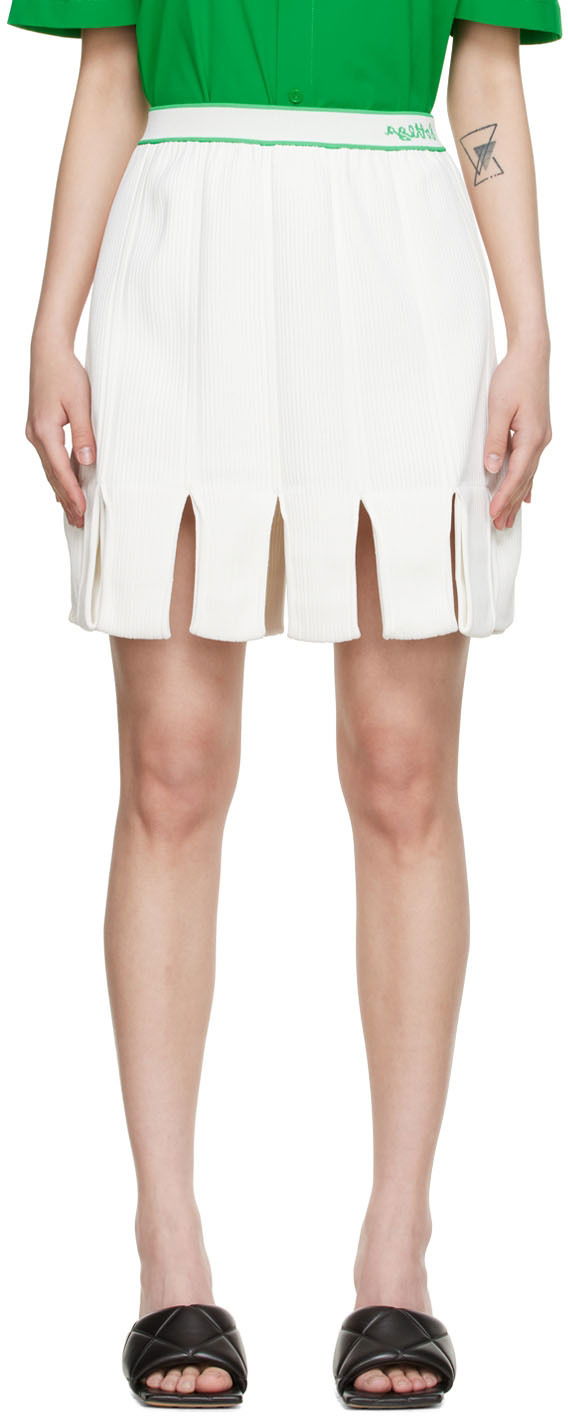 Nederdel Bottega Veneta Mini Skirt Hvid | 703054 V22P0, 0