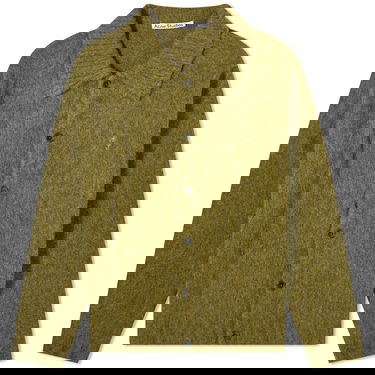 Sweater Acne Studios Kabriel AS Shetland Cardigan Grøn | B60294-BYI, 0