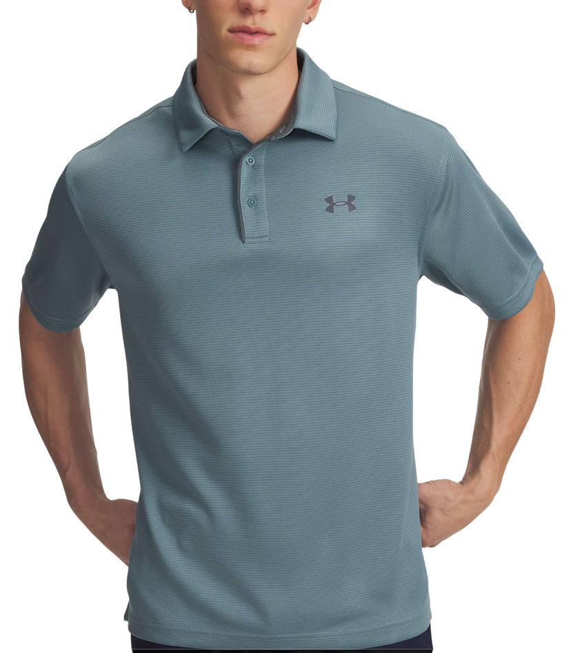 Polo skjorte Under Armour Polo Shirt Tech Polo Turkis | 1290140-587