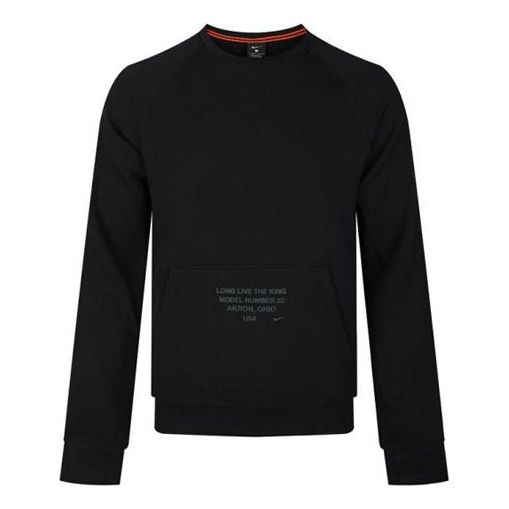 Sweater Nike LeBron Fleece Lined Sweatshirt Sort | BV3633-010