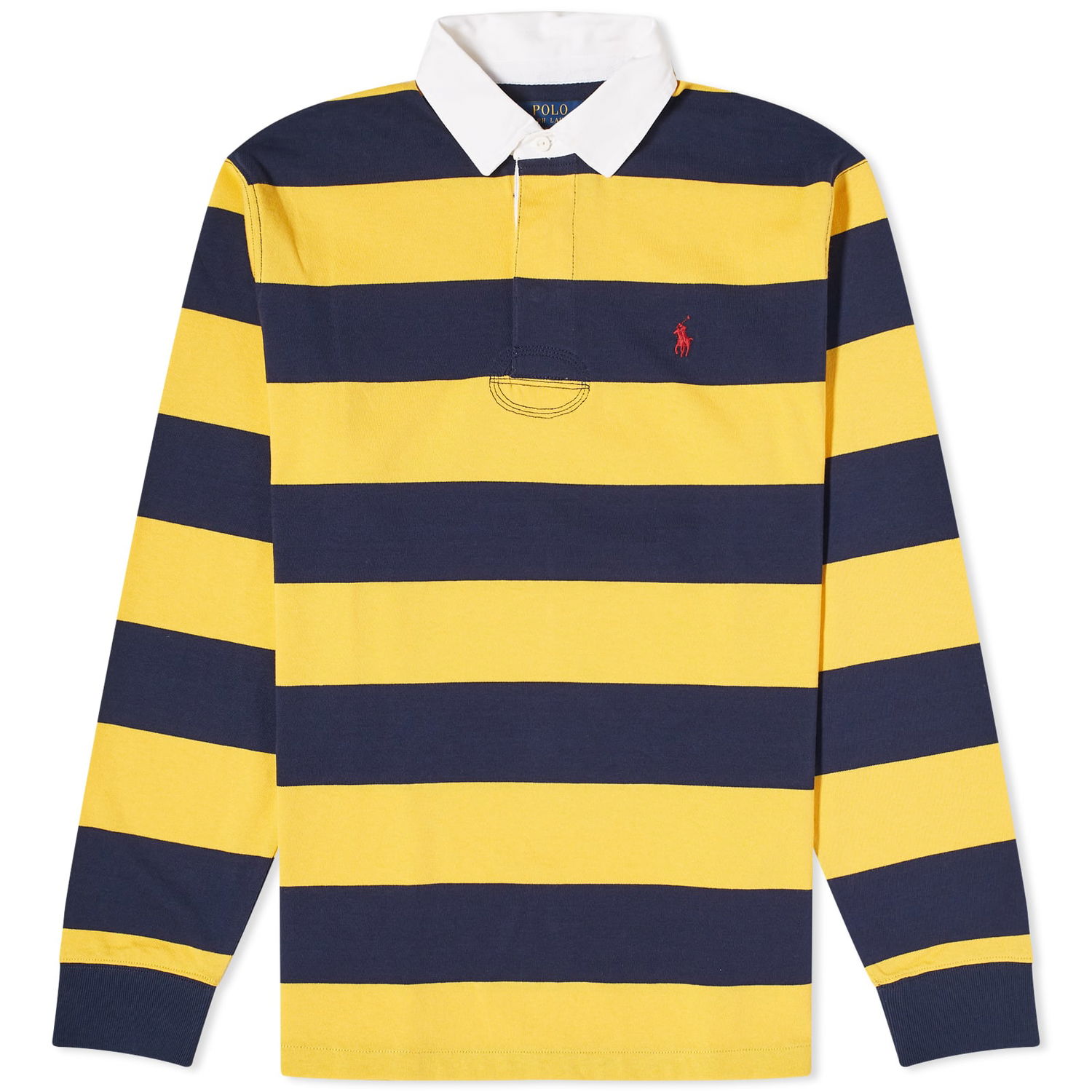 Skjorte Polo by Ralph Lauren Stripe Rugby Shirt Gul | 710717116042, 0
