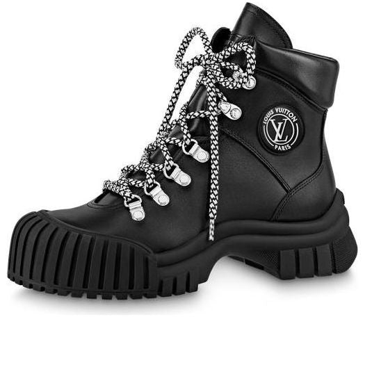 Sneakers og sko Louis Vuitton Ruby Flat Ranger Boots Sort | 1AAM5U