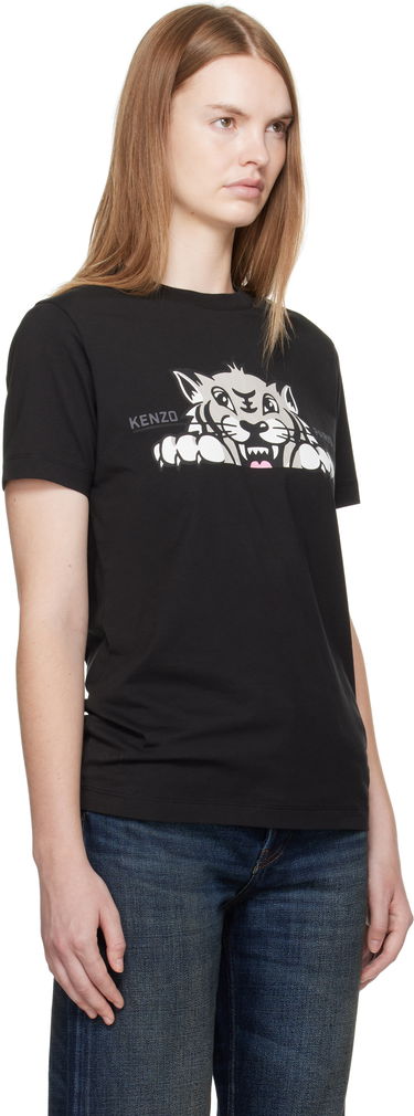 T-shirt KENZO Kenzo Paris 'Happy Tiger' T-Shirt Sort | FF62TS3524SO, 1