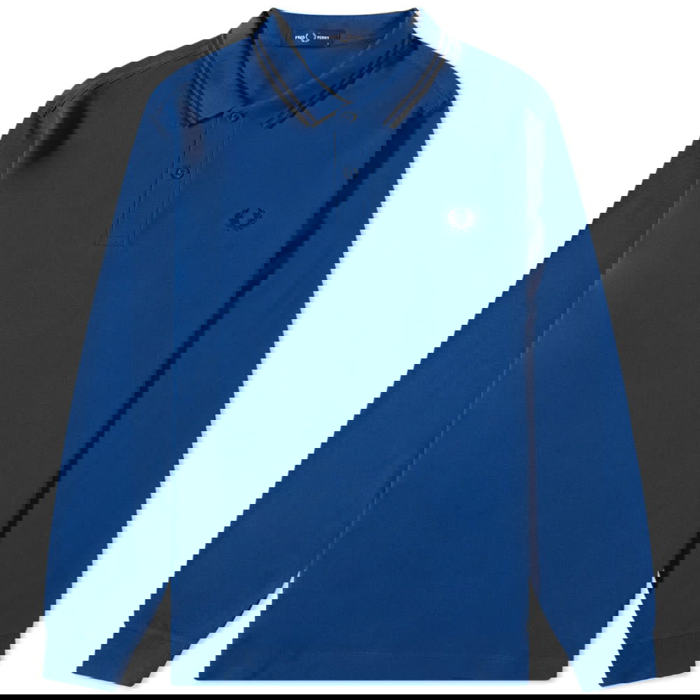 Polo skjorte Fred Perry Twin Tipped Polo Shirt\ Mørkeblå | M3636-R31, 0