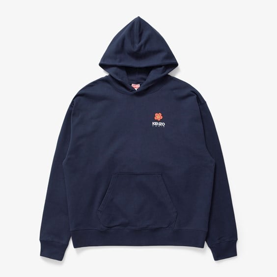 Sweatshirt KENZO Boke Flower Hoodie Mørkeblå | FD55SW4444ME.77, 0