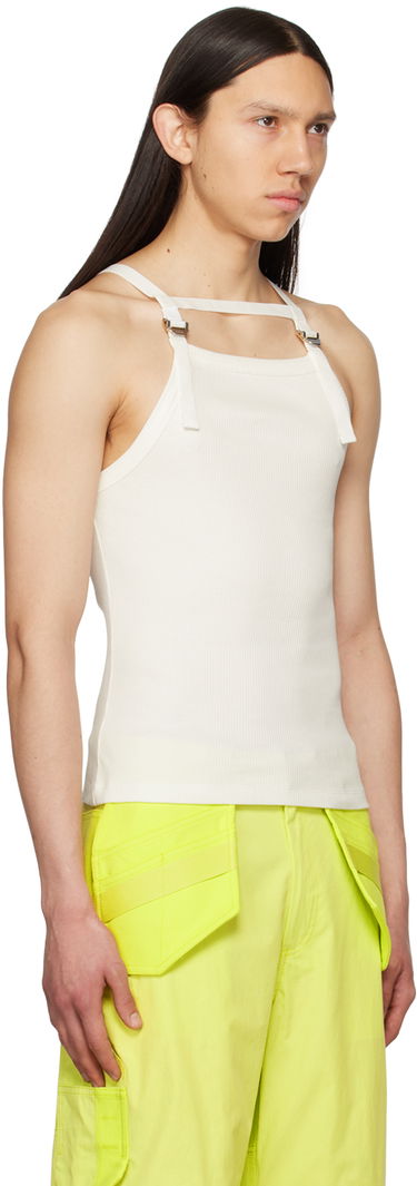 Tanktop Dion Lee Dion Lee Safety Harness Tank Top Hvid | C3136S23, 1