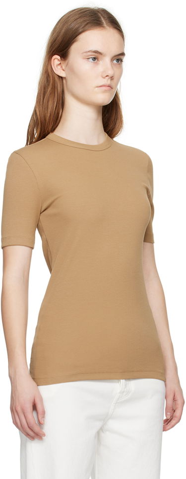 T-shirt TOTEME TOTEME Women's Classic T-Shirt Beige | 241-WRT1459-FB0094, 1