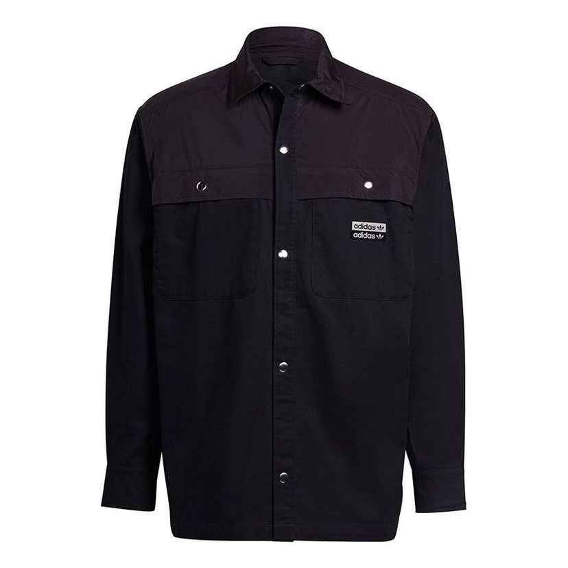 Skjorte adidas Originals Originals Long Sleeve Shirt Sort | H59874