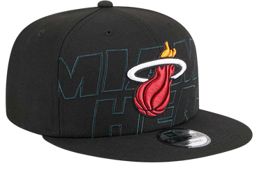 Kasket New Era Miami Heat 2023 Draft 9Fifty Snapback Cap Sort | 60360920-60360920, 2