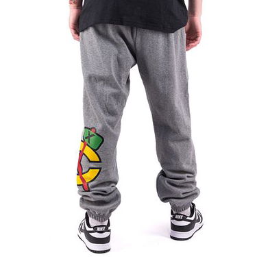 Joggingbukser Mitchell & Ness NHL M&N CITY COLLECTION FLEECE PANT BLACKHAWKS Grå | PSWP4988-CBHYYPPPGYHT, 4
