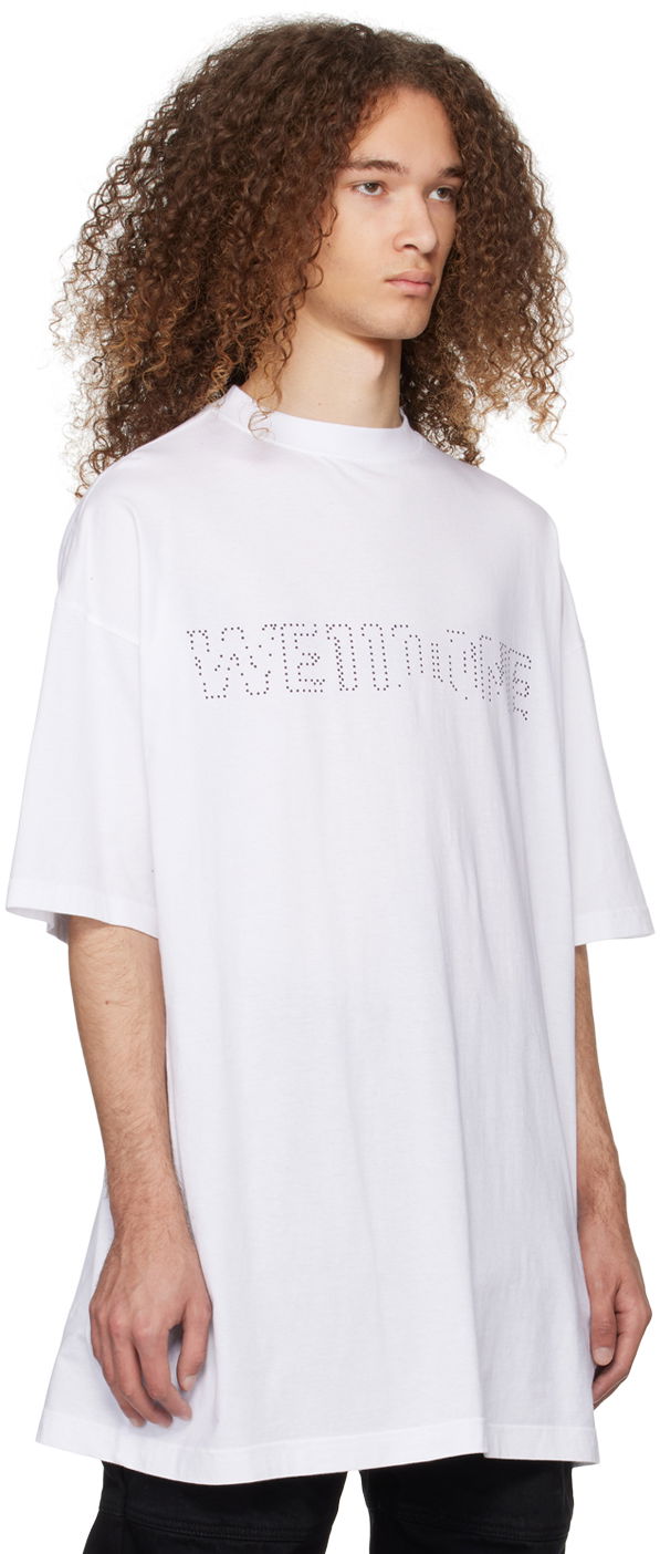 T-shirt We11done Oversized Graphic T-Shirt Hvid | WD-TT0-24-810-U-WH, 1