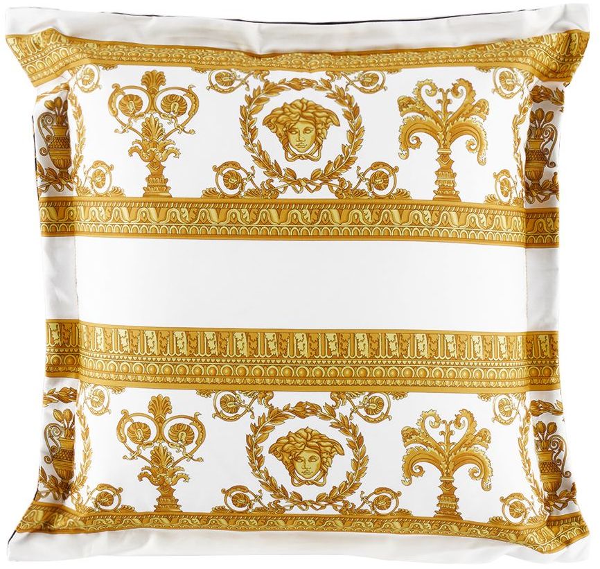 Flexstyle Versace 'I Love Baroque' Reversible Cushion Beige | ZCU454506ZCOP0105, 0