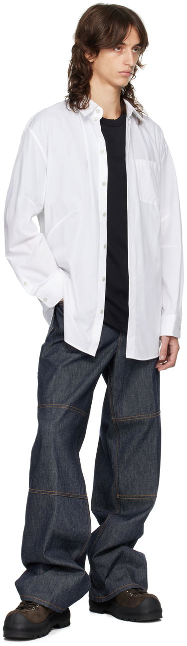 Skjorte Helmut Lang Helmut Lang Apex Oversized Shirt Hvid | O06HM599, 3