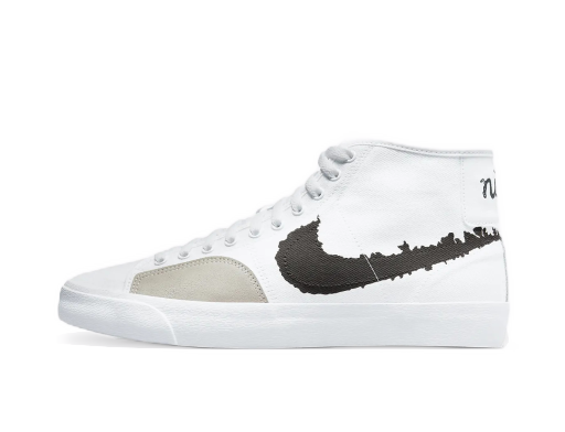 Skateboarding Nike SB Blazer Court Mid Hvid | DM8553-100