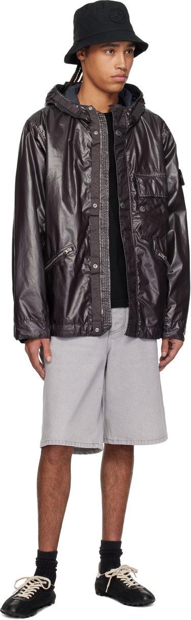 Vindjakke Stone Island Stone Island Mussola Gommata-TC Hooded Jacket Grå | K1S15 4100062 S0022, 4