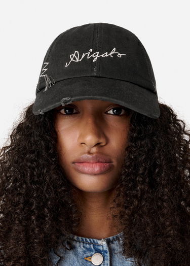 Kasket AXEL ARIGATO Distressed Baseball Cap Sort | X3077003, 6