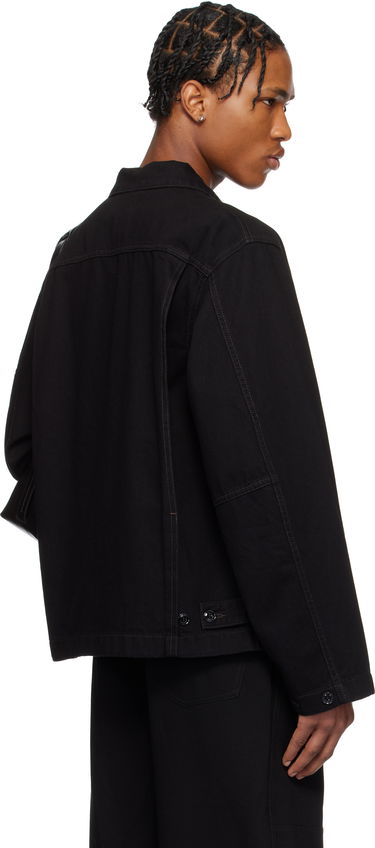 Jakke LEMAIRE Lemaire Boxy Denim Jacket Sort | OW306 LD1031, 2