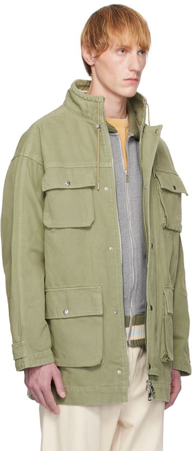 Parka MAISON KITSUNÉ Maison Kitsuné Cotton Denim Parka Grøn | OM02206WD4012, 1