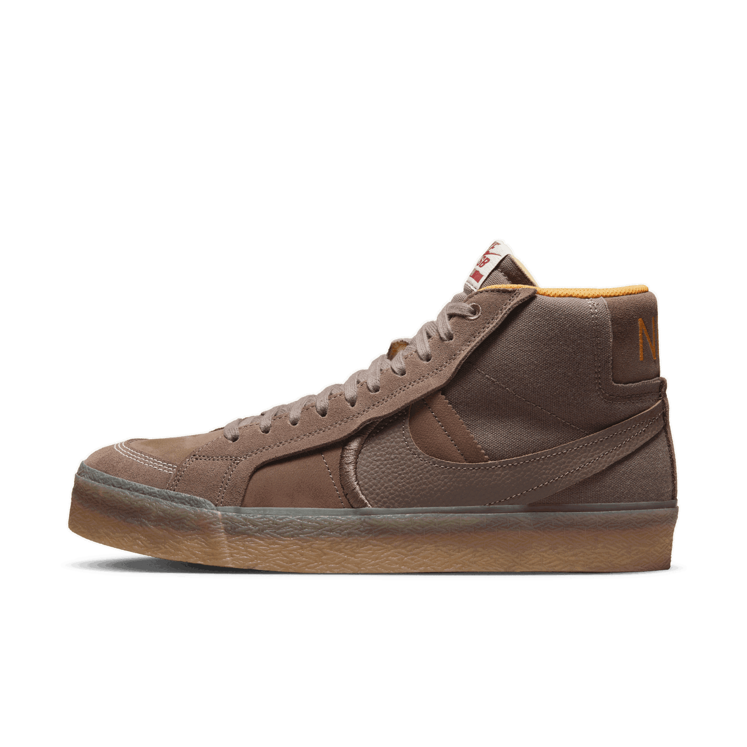 Sneakers og sko Nike SB Blazer Mid Plus Plum Eclipse Kumquat Brun | DV5468-200, 0