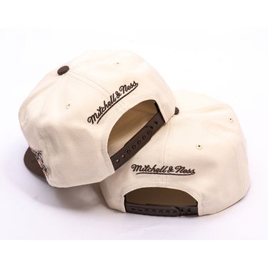 Kasket Mitchell & Ness NBA Fashion Basic 2T Snapback Chicago Bulls One Size Beige | HS12956-CBUCREA, 4