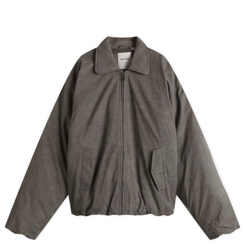Bomberjakke DAILY PAPER Daily Paper Bantoe Puffer Jacket, Size Large Grå | 2511157-GRY