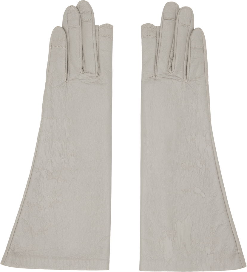 Handsker Rick Owens Porterville Short Gloves Hvid | RO02D3451 LBA