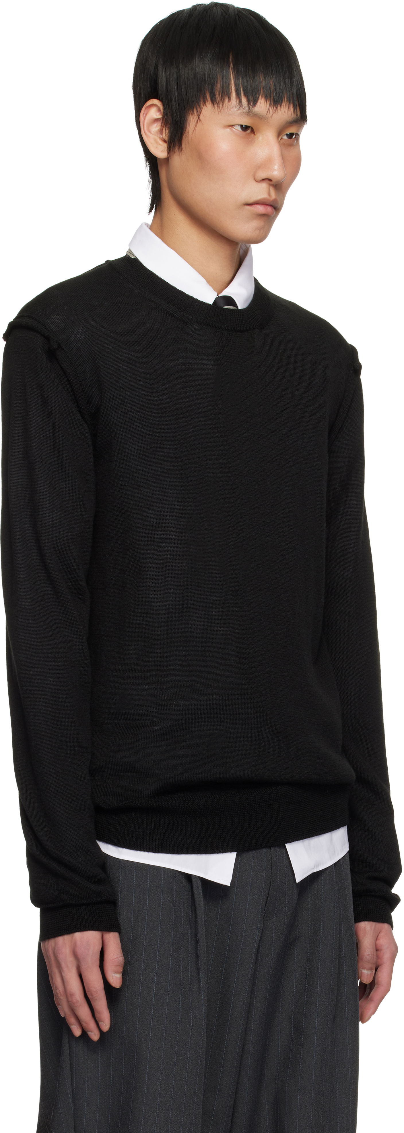 Sweater Comme des Garçons Crewneck Sweater Sort | DO-N007-051, 1