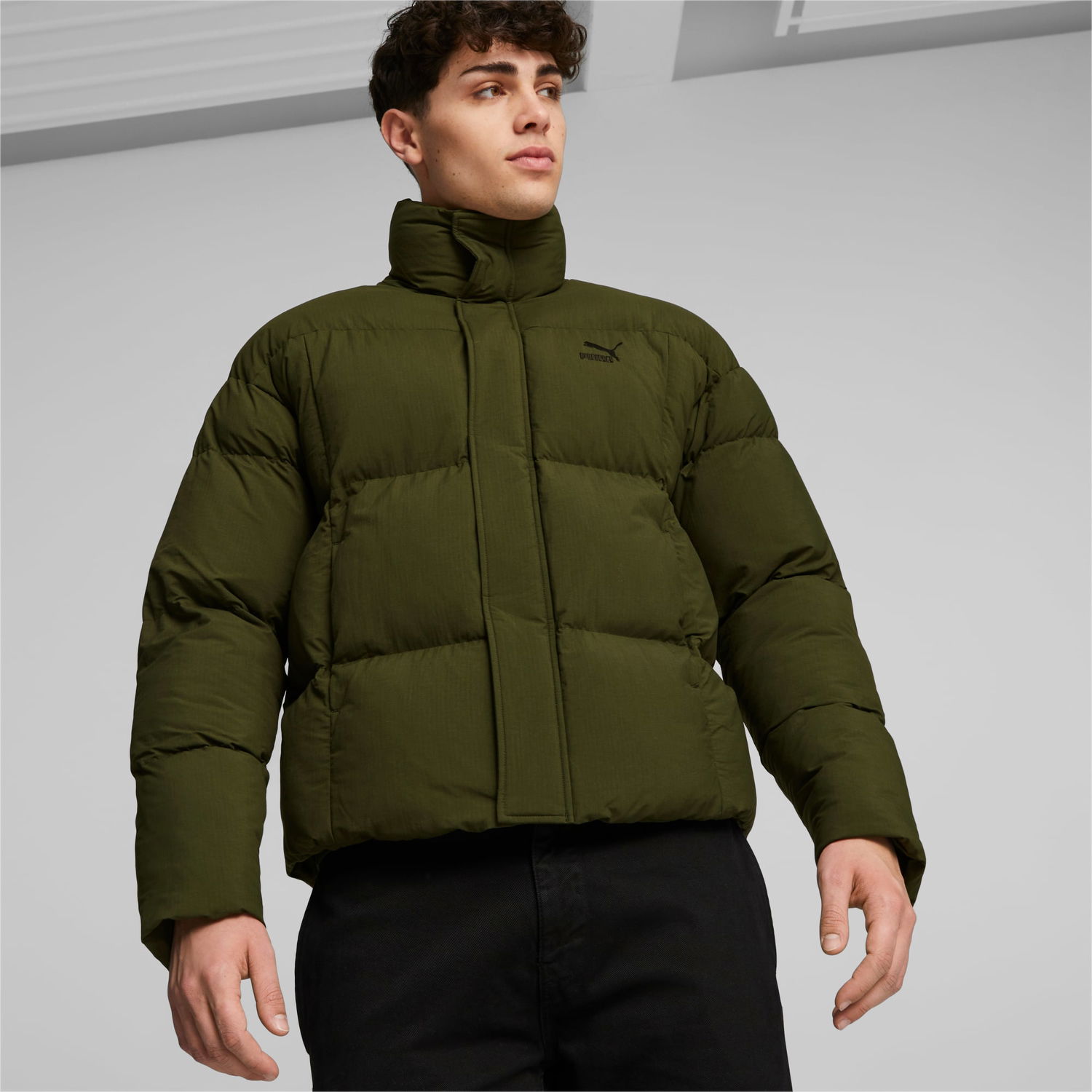 Jakke Puma Classics Herren Pufferjacke Grøn | 621673_31, 0