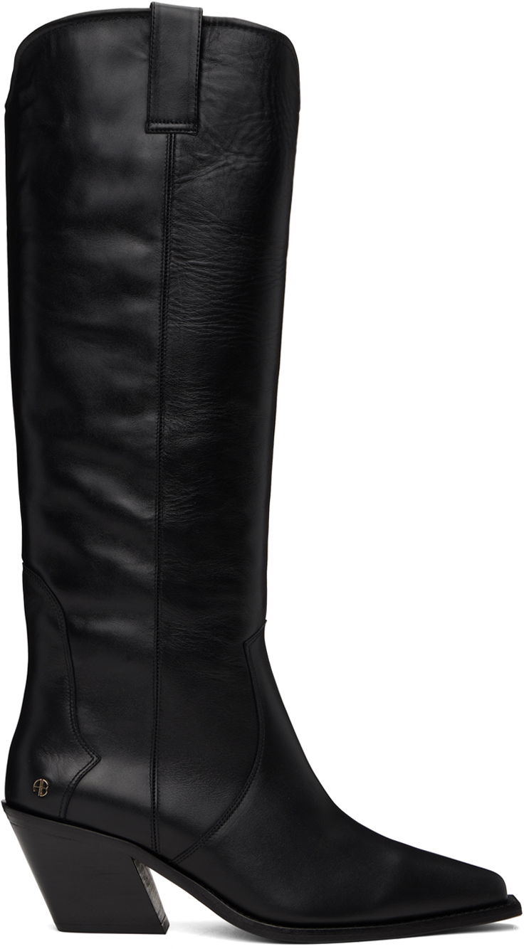 Tøj Anine Bing ANINE BING Tania Tall Boots Sort | A-14-4142-000