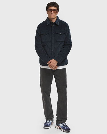 Jakke WOOLRICH Alaskan Corduroy Quilted Shirt Jacket Mørkeblå | CFWOOS2014MRUT5017-3989, 2