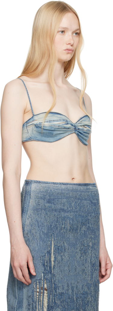 Nederdel Diesel Diesel De-Ouchy-S Denim Bra Top Blå | A16308 0ABDD, 1