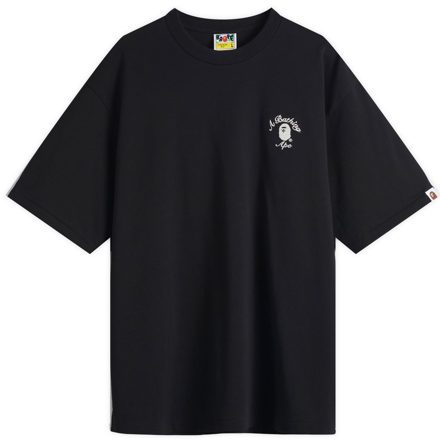 T-shirt BAPE One Point College Relaxed Fit T-Shirt, Size Large Sort | 001TEL301304M-BLK, 1