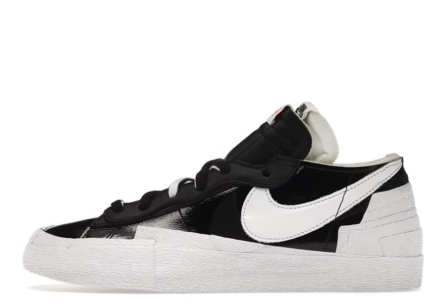 Sneakers og sko Nike sacai x Blazer Low "Black Patent" Sort | DM6443-001, 1