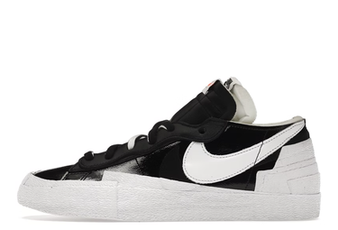 Sneakers og sko Nike sacai x Blazer Low "Black Patent" Sort | DM6443-001, 1