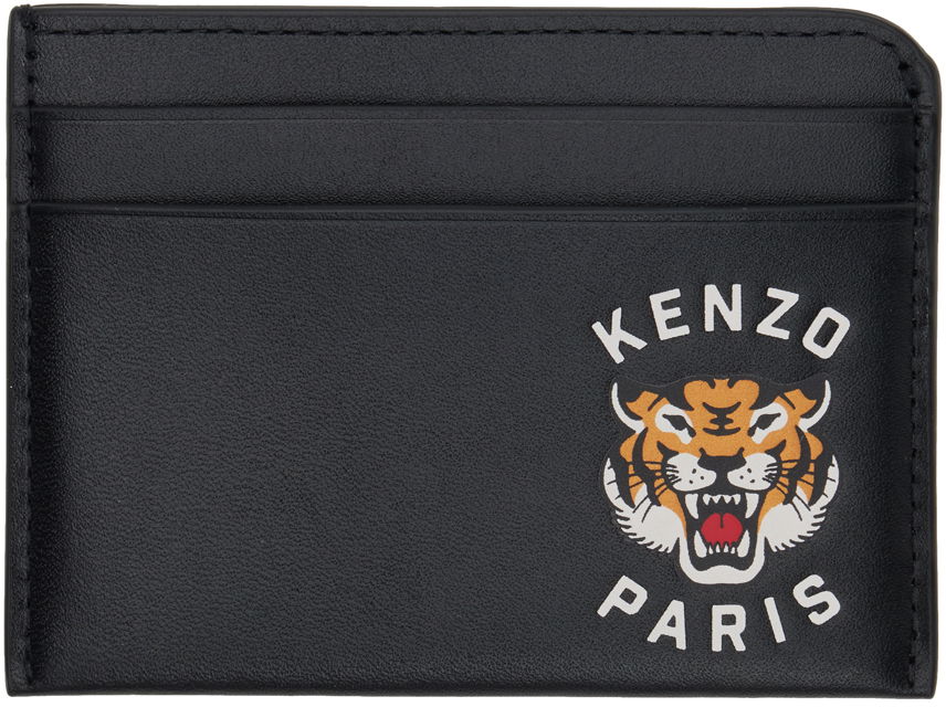 Tegnebog KENZO Paris Lucky Tiger Card Holder Sort | FE55PM600L47, 0