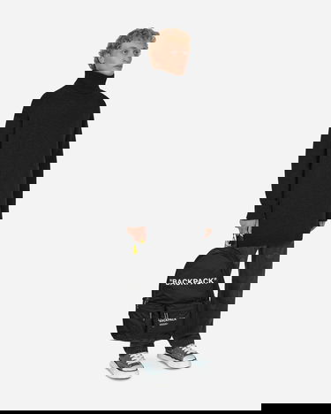 Sweater Off-White Micro Bouclé Knit Turtleneck Black Sort | OMHF039F22KNI001 1010, 4