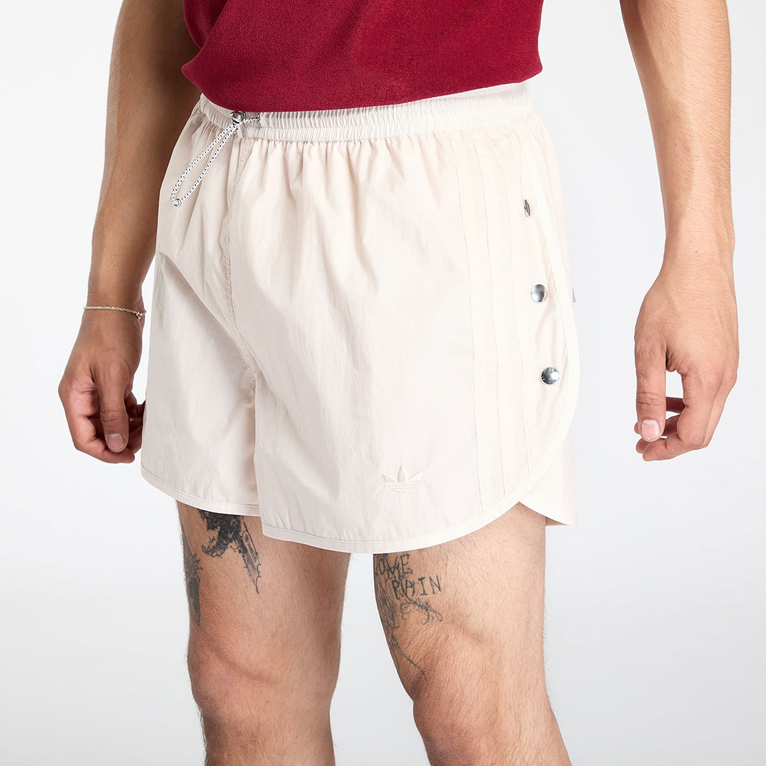 Shorts adidas Originals Wales Bonner Nylon Shorts Beige | JV8661, 1