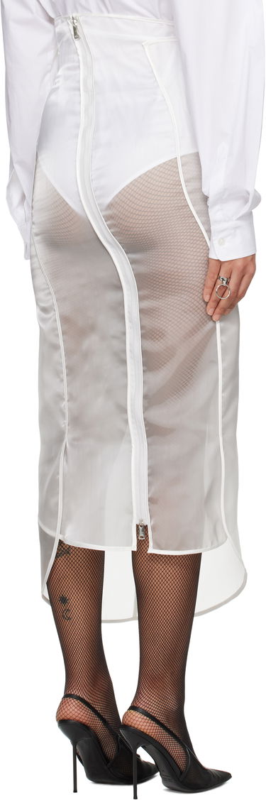 Nederdel Coperni Coperni Organza Maxi Skirt Hvid | COPJ68F3014, 2