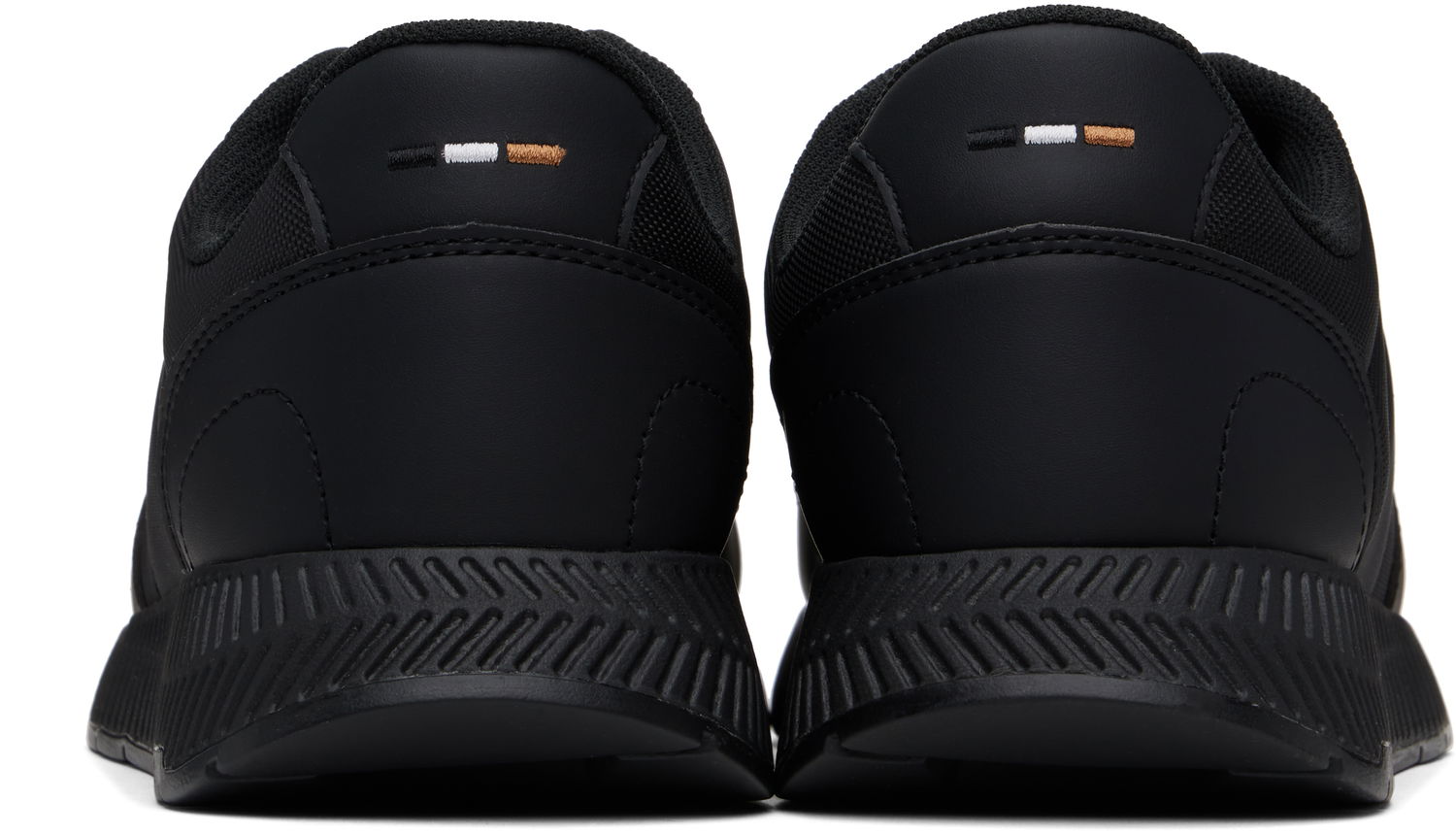 Tøj BOSS BOSS Embroidered-Logo Sort | 50536481, 1