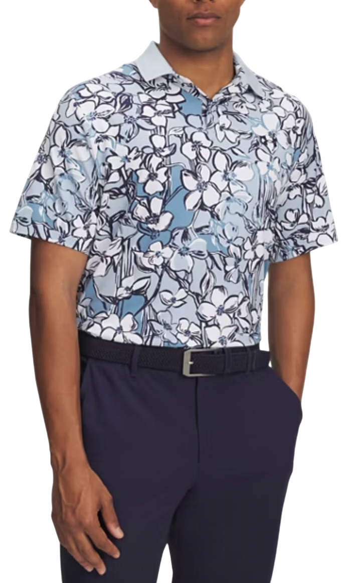 Polo skjorte Under Armour Drive Chill Floral Print Polo Flerfarvet | 1389597-453