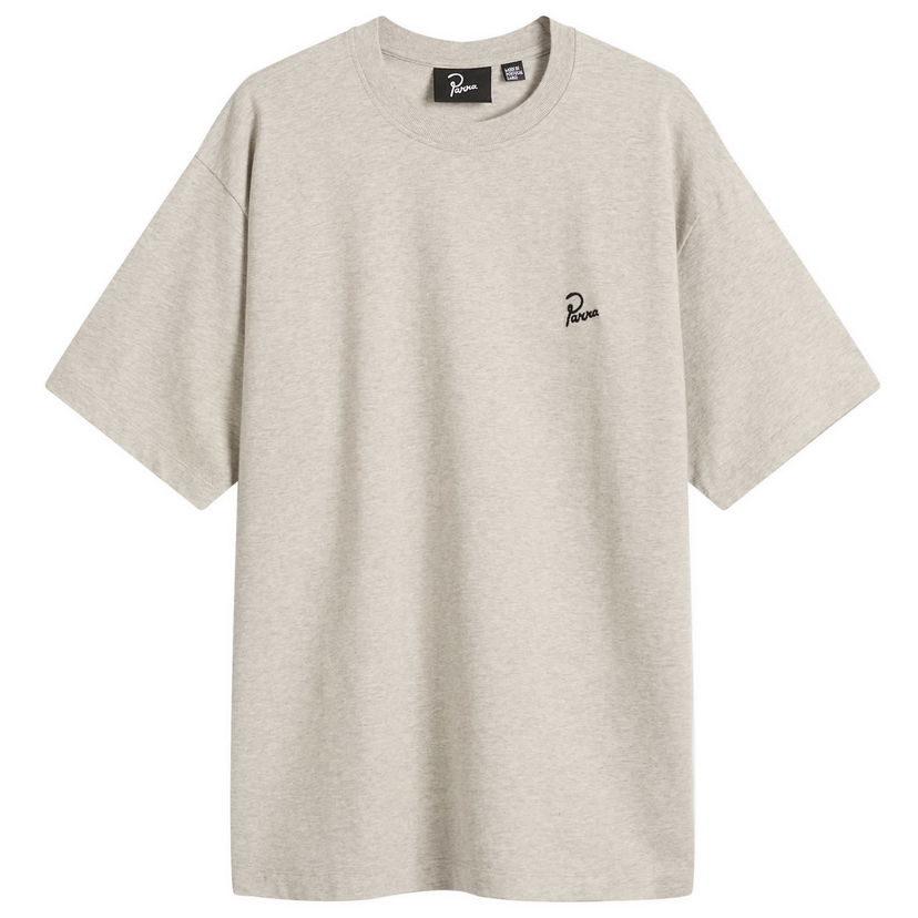 T-shirt By Parra Parra Signature T-Shirt, Size Large Grå | 54116-HGY