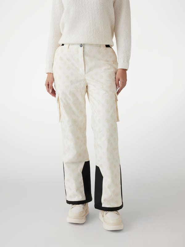 Cargo bukser GUESS Logo Ski Pants Hvid | W4PB60WH0K0