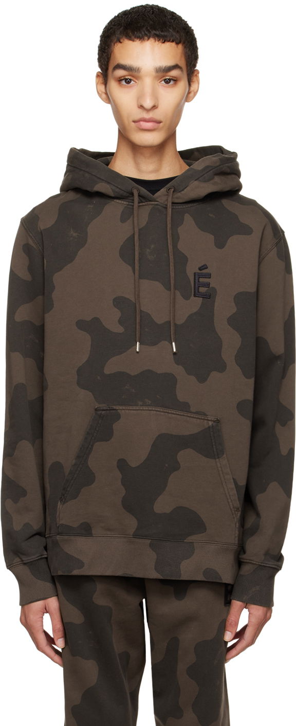 Sweatshirt Études Études Klein Patch Camo Hoodie Brun | H22MM260OC06BR