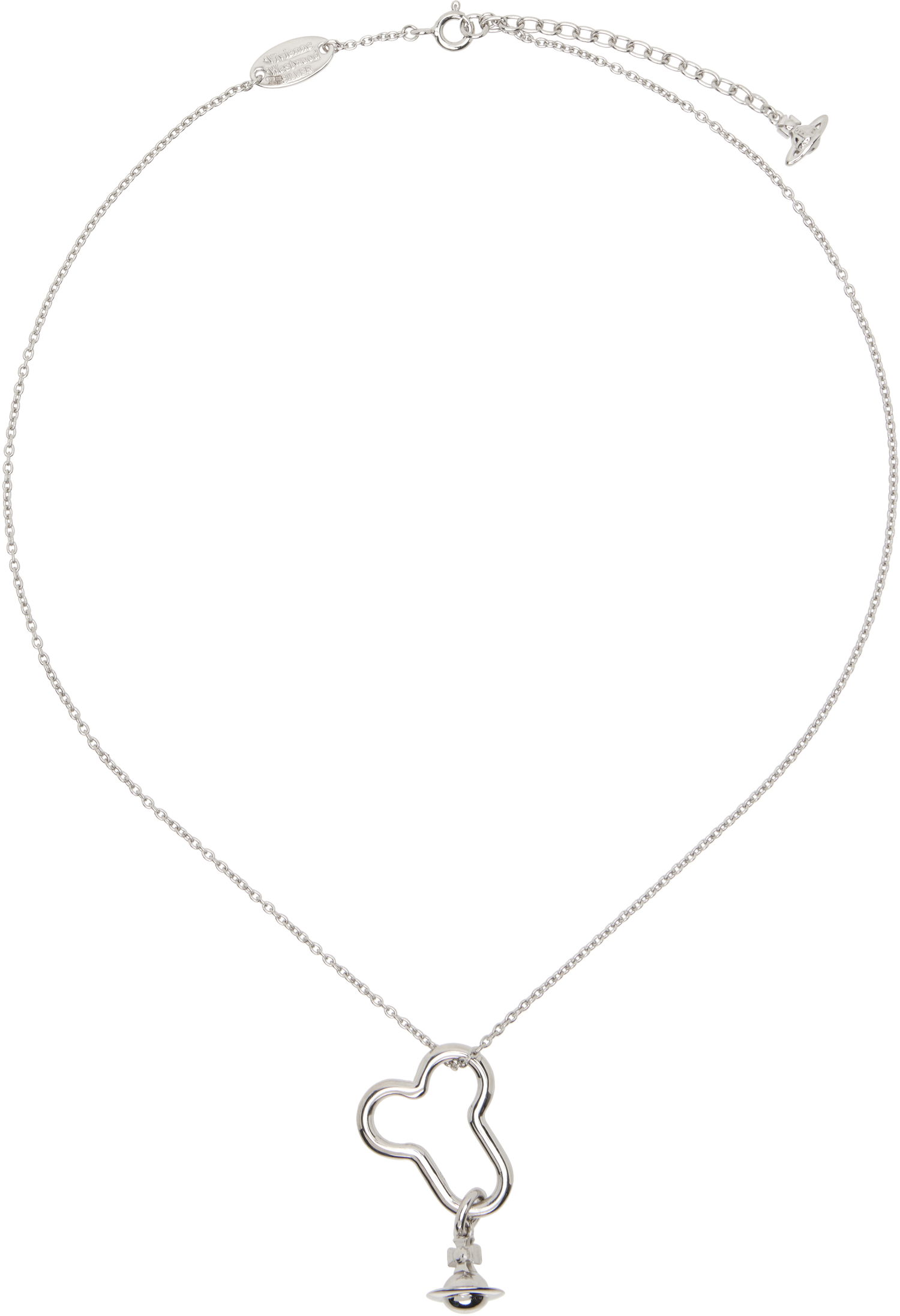 Halskæde Vivienne Westwood Vivienne Westwood Karla Pendant Necklace Metalisk | 630203FL-01P019-, 0